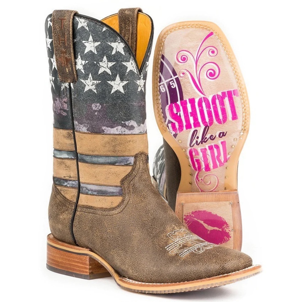 Tin Haul American Woman Cowboy Boots | Size 7